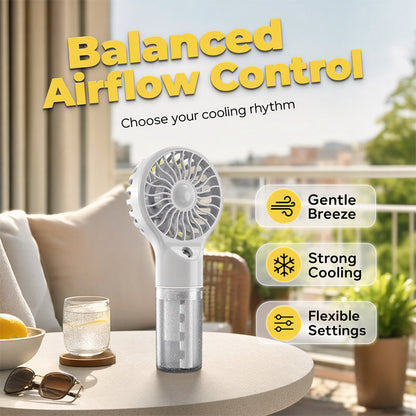 Portable Handheld Mist Cooling Fan