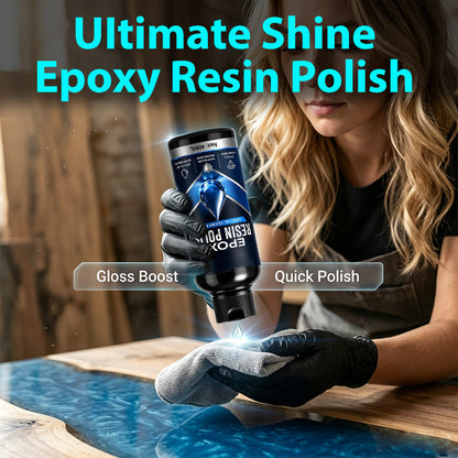 ✨ Flawless Final Step! High-Gloss Epoxy Resin Polish – Buffs to a Professional Shine