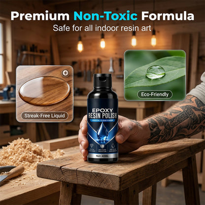 ✨ Flawless Final Step! High-Gloss Epoxy Resin Polish – Buffs to a Professional Shine