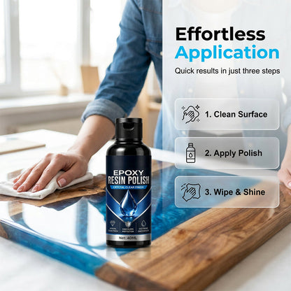 ✨ Flawless Final Step! High-Gloss Epoxy Resin Polish – Buffs to a Professional Shine