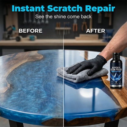 ✨ Flawless Final Step! High-Gloss Epoxy Resin Polish – Buffs to a Professional Shine