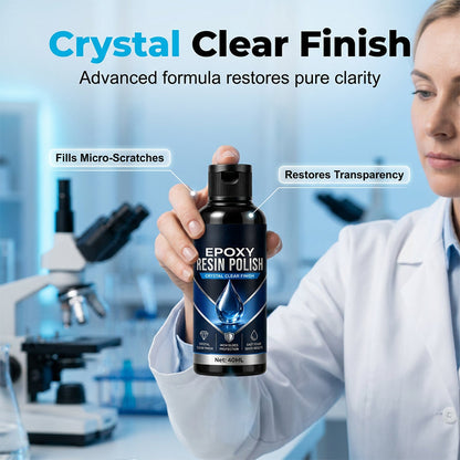 ✨ Flawless Final Step! High-Gloss Epoxy Resin Polish – Buffs to a Professional Shine