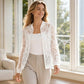 Elegant Floral Lace Cardigan