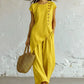 Women's Asymmetric Hem Top & Pants 2-Piece Set