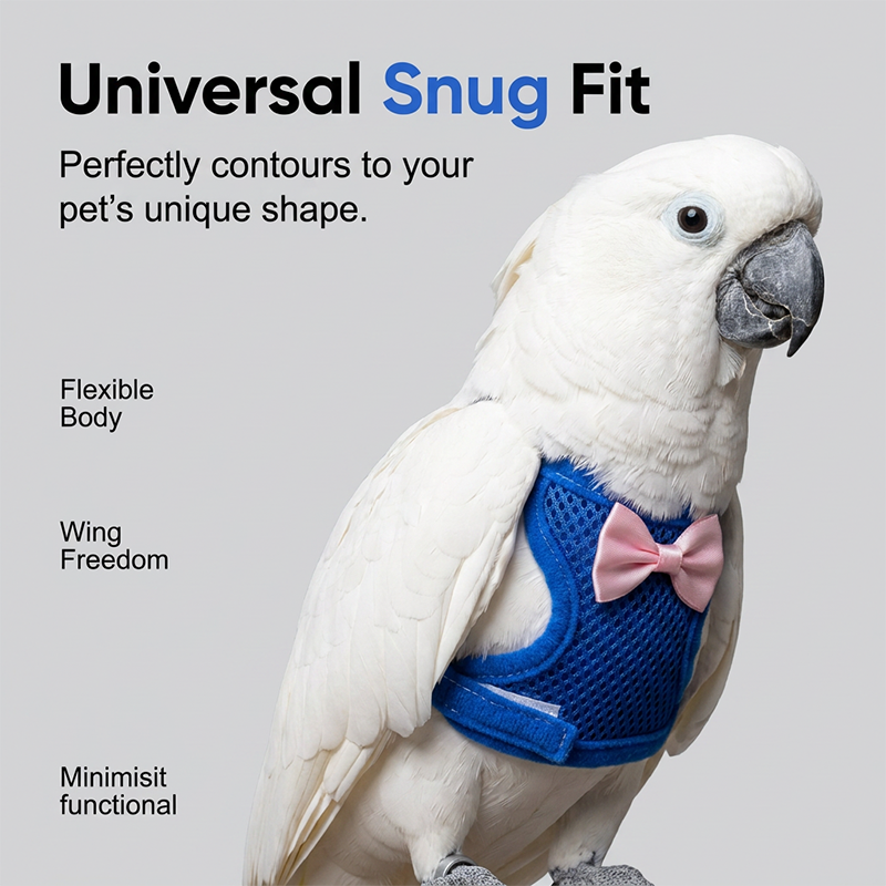 Parrot Flight Harness with Leash