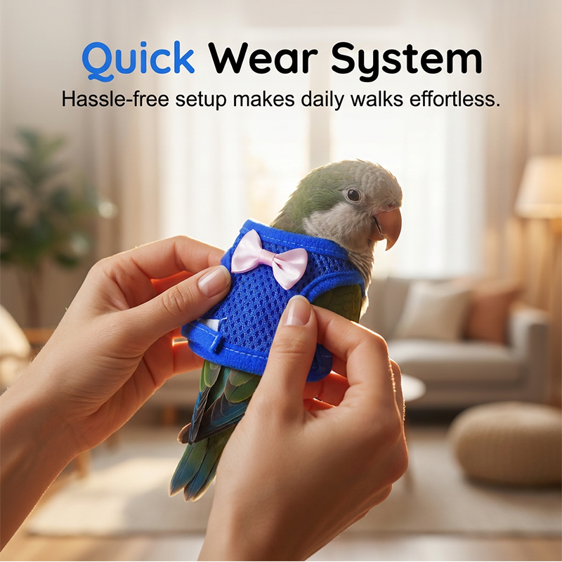 Parrot Flight Harness with Leash