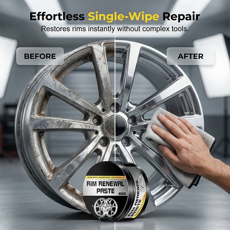 🚗  BUY 1 GET 1 FREE! 💞50K+ SOLD!✨✨ All-in-One Wheel Restoration Paste – Scratch Removal, Molecular Bonding, Safe for All Alloys 💎