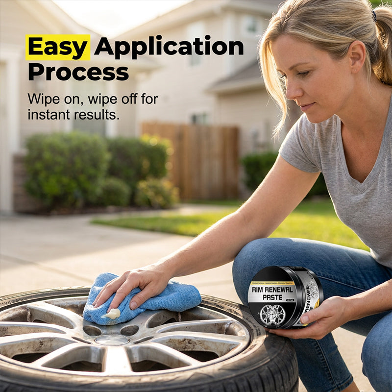 🚗  BUY 1 GET 1 FREE! 💞50K+ SOLD!✨✨ All-in-One Wheel Restoration Paste – Scratch Removal, Molecular Bonding, Safe for All Alloys 💎