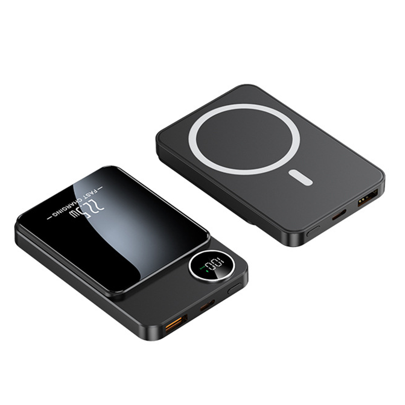 🔋⚡ 22.5W power bank – magnetic, slim, charges 3 devices at once!