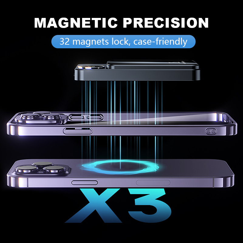 🔋⚡ 22.5W power bank – magnetic, slim, charges 3 devices at once!