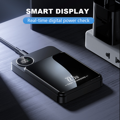 🔋⚡ 22.5W power bank – magnetic, slim, charges 3 devices at once!
