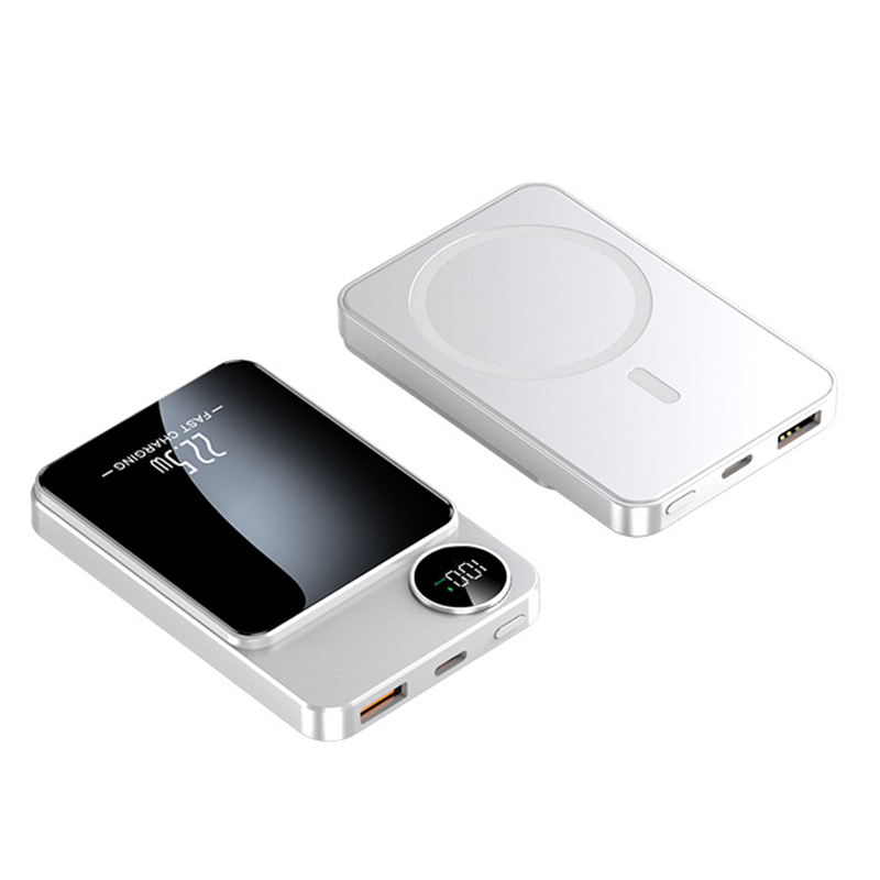 🔋⚡ 22.5W power bank – magnetic, slim, charges 3 devices at once!