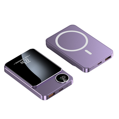 🔋⚡ 22.5W power bank – magnetic, slim, charges 3 devices at once!