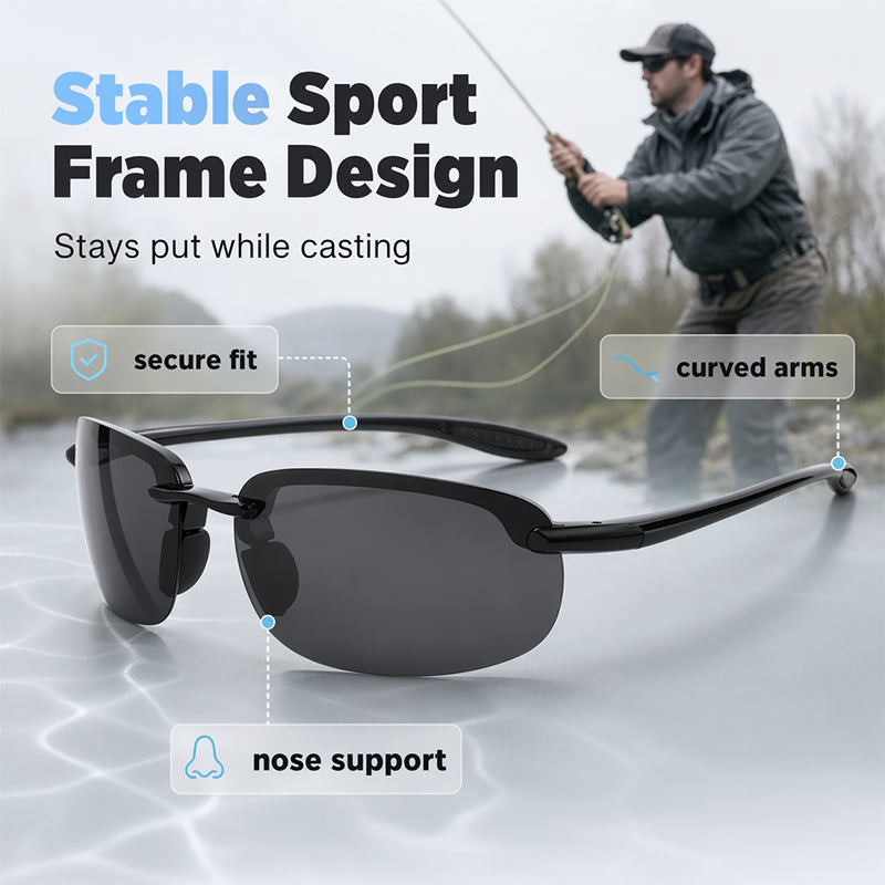 Ultra-Light Polarized Fishing Sunglasses