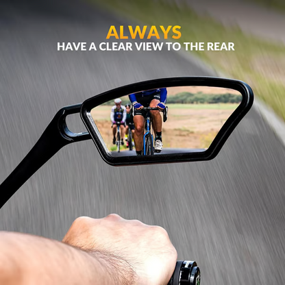 ⏳Time-Limited Special⏰360° Rotatable Bicycle Rearview Mirror – Shock-Absorbing Arm, Weather-Resistant, Universal Mount 🛡️