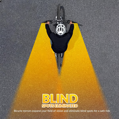 ⏳Time-Limited Special⏰360° Rotatable Bicycle Rearview Mirror – Shock-Absorbing Arm, Weather-Resistant, Universal Mount 🛡️