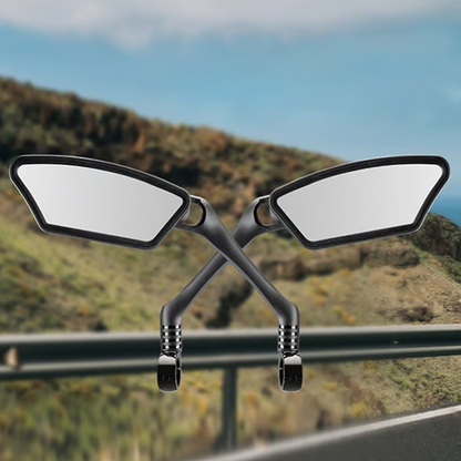 ⏳Time-Limited Special⏰360° Rotatable Bicycle Rearview Mirror – Shock-Absorbing Arm, Weather-Resistant, Universal Mount 🛡️