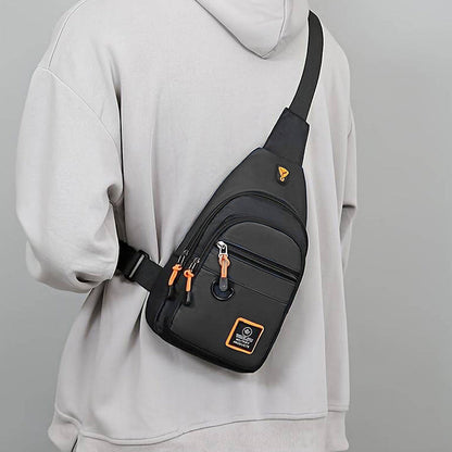 🎒 LIMITED-TIME 50% OFF! ✨ Waterproof Multi-pocket Crossbody Sling Bag – Organized Storage, Adjustable Strap, Headphone Jack 🌧️