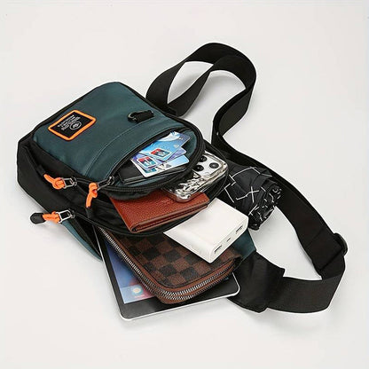 🎒 LIMITED-TIME 50% OFF! ✨ Waterproof Multi-pocket Crossbody Sling Bag – Organized Storage, Adjustable Strap, Headphone Jack 🌧️