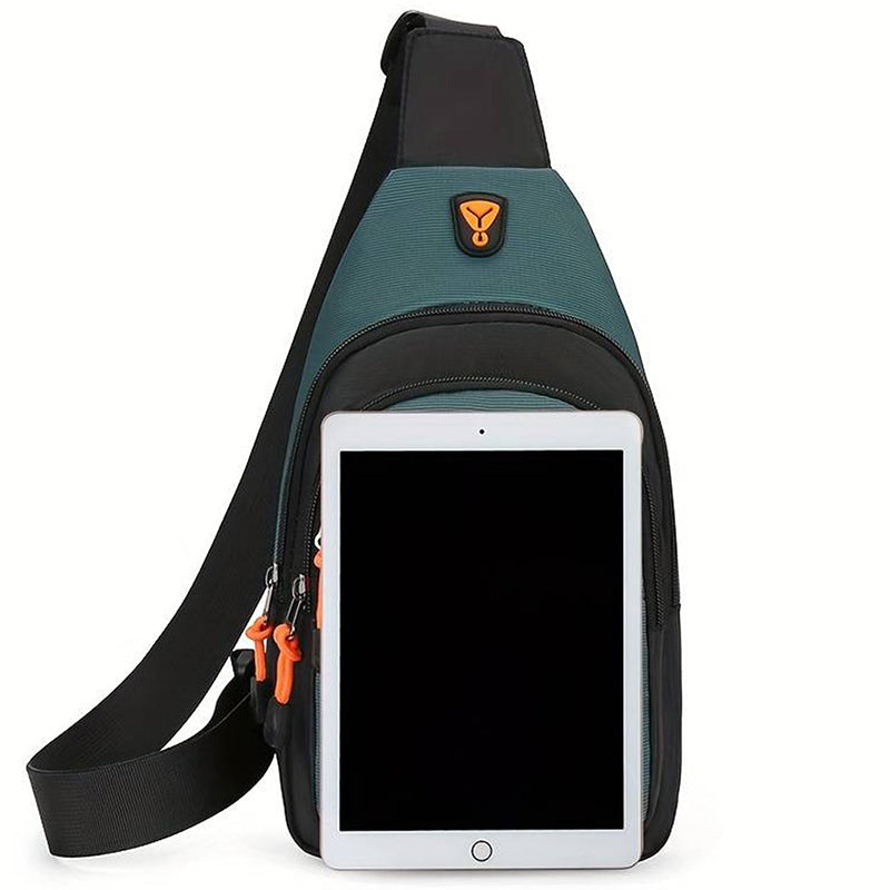 🎒 LIMITED-TIME 50% OFF! ✨ Waterproof Multi-pocket Crossbody Sling Bag – Organized Storage, Adjustable Strap, Headphone Jack 🌧️
