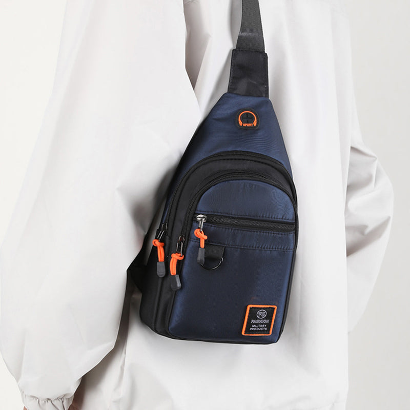 🎒 LIMITED-TIME 50% OFF! ✨ Waterproof Multi-pocket Crossbody Sling Bag – Organized Storage, Adjustable Strap, Headphone Jack 🌧️