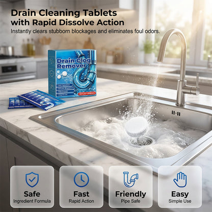 🔥2026 HOT SALE!!!🔥Effervescent Drain Clog Remover Tablets