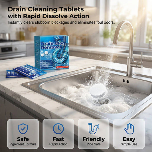 🔥2026 HOT SALE!!!🔥Effervescent Drain Clog Remover Tablets
