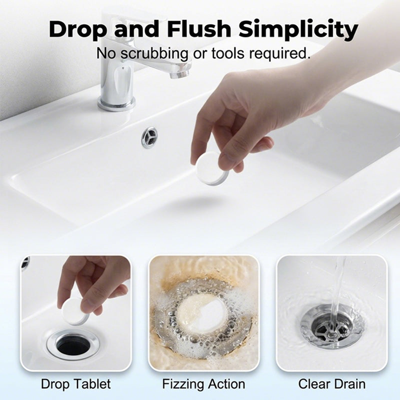 🔥2026 HOT SALE!!!🔥Effervescent Drain Clog Remover Tablets