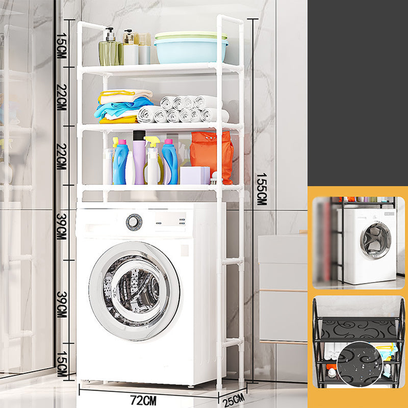 🔥2026 New Hot Selling❤️‍🔥No-Drill Bathroom & Laundry Organizer Shelf
