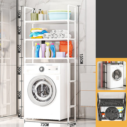 🔥2026 New Hot Selling❤️‍🔥No-Drill Bathroom & Laundry Organizer Shelf