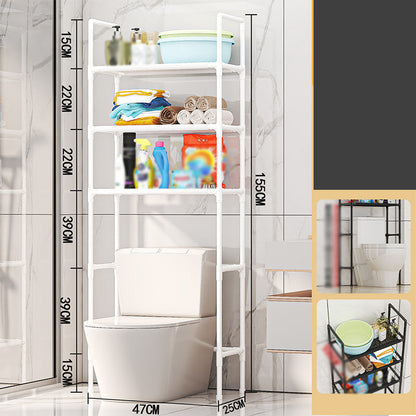 🔥2026 New Hot Selling❤️‍🔥No-Drill Bathroom & Laundry Organizer Shelf
