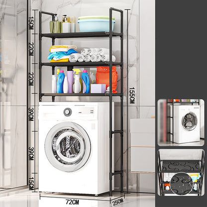 🔥2026 New Hot Selling❤️‍🔥No-Drill Bathroom & Laundry Organizer Shelf