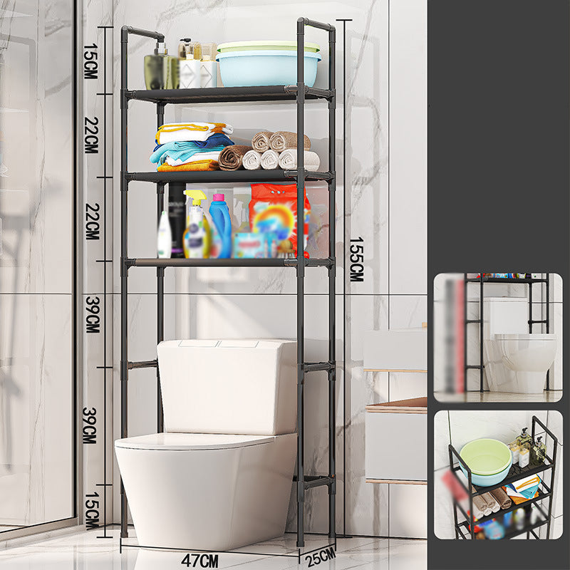 🔥2026 New Hot Selling❤️‍🔥No-Drill Bathroom & Laundry Organizer Shelf