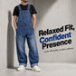 👖 Classic denim overalls for men with adjustable straps