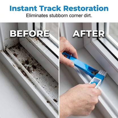 📢📢50% OFF !! ⏰2-in-1 Window Groove Cleaning Brush