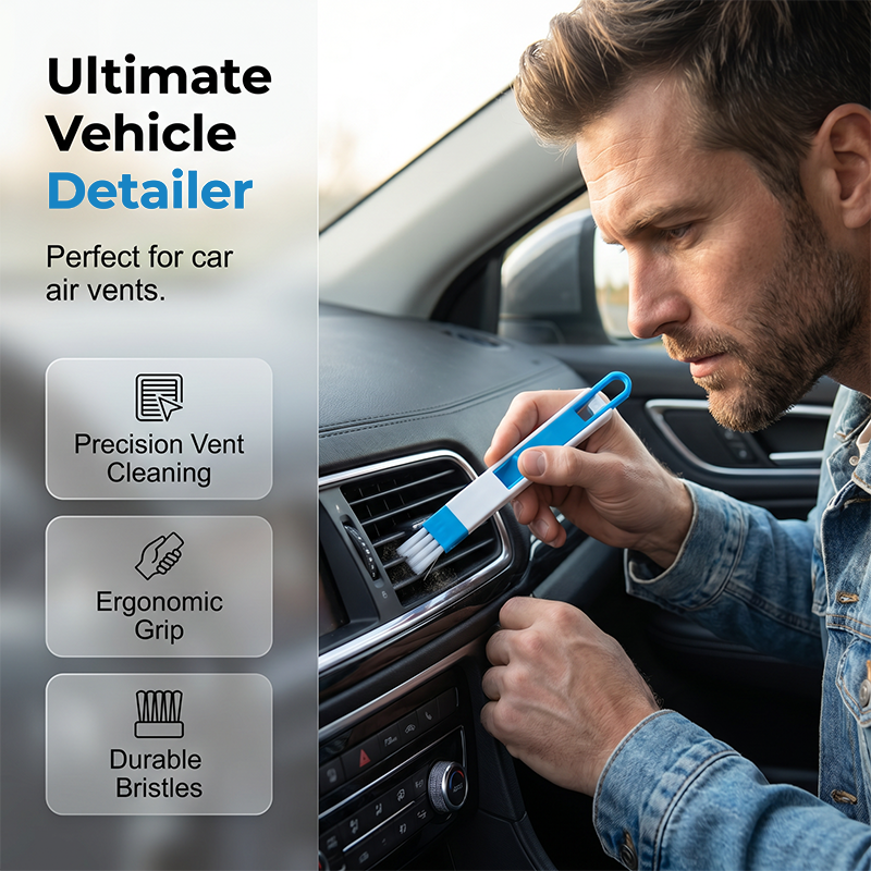 📢📢50% OFF !! ⏰2-in-1 Window Groove Cleaning Brush