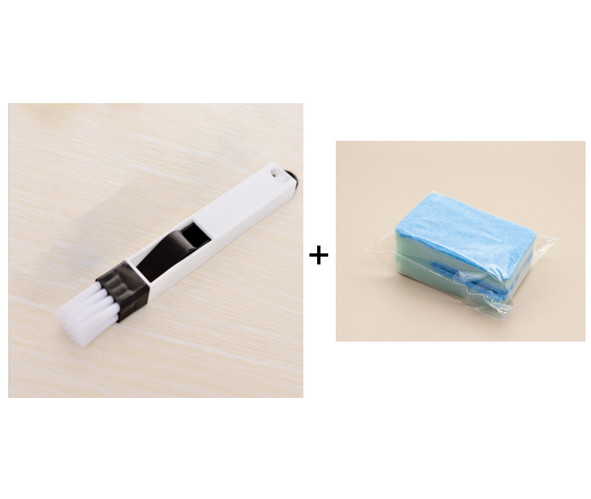 📢📢50% OFF !! ⏰2-in-1 Window Groove Cleaning Brush