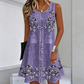 ⌛Limited-Time Offer-Women's Sleeveless Floral Button Down Dress
