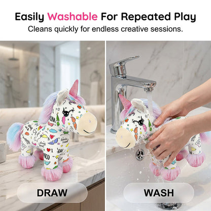 DIY Color-In Unicorn Plush Toy Kit