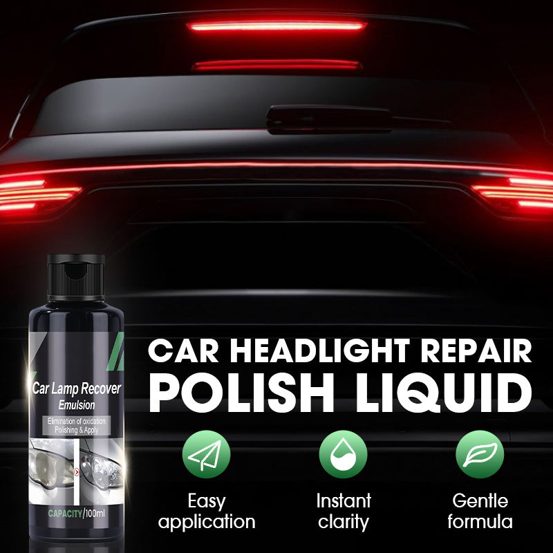 🚗💡Car Headlight Repair Polish – Restore Clarity & Night Visibility ✨🛡️