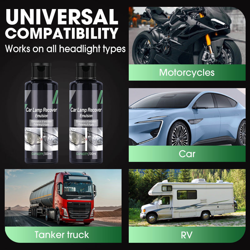 🚗💡Car Headlight Repair Polish – Restore Clarity & Night Visibility ✨🛡️