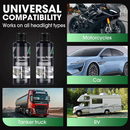 🚗💡Car Headlight Repair Polish – Restore Clarity & Night Visibility ✨🛡️