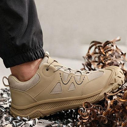 Men's Steel Toe Safety Shoes with Rotary Lacing System