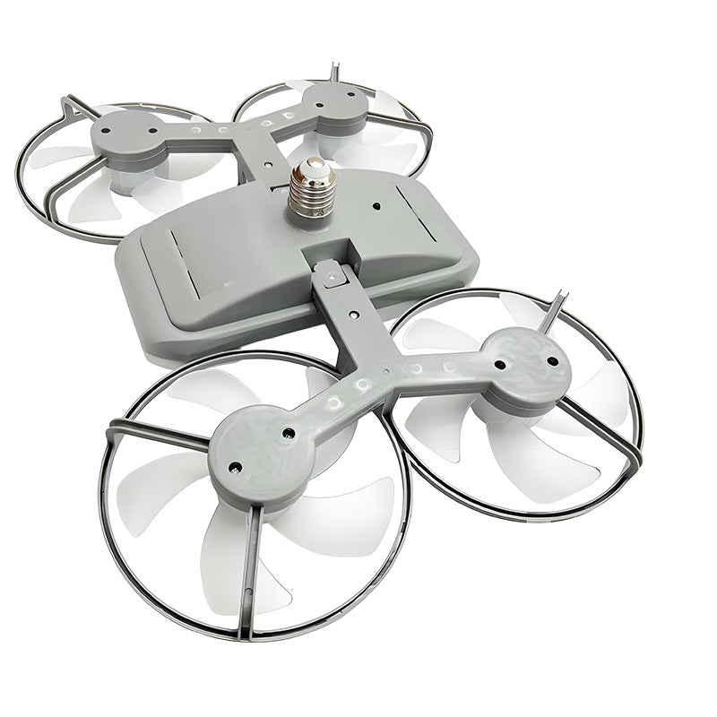 3-Speed E27 Drone Model Fan Light with Remote
