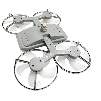 3-Speed E27 Drone Model Fan Light with Remote