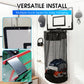 🎉FLASH DEAL 50% OFF – Over-the-Door Basketball Laundry Hamper | Creative Score Game, Big Black Mesh Net, Acrylic/Wood Backboard, No-Drill Install 🚪🏀