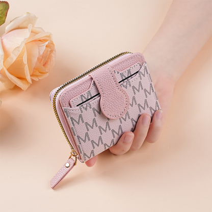 📢📢50% OFF !! ⏰Elegant Monogram Short Wallet for Women
