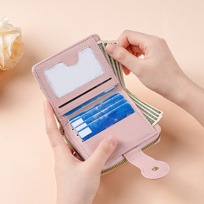 📢📢50% OFF !! ⏰Elegant Monogram Short Wallet for Women