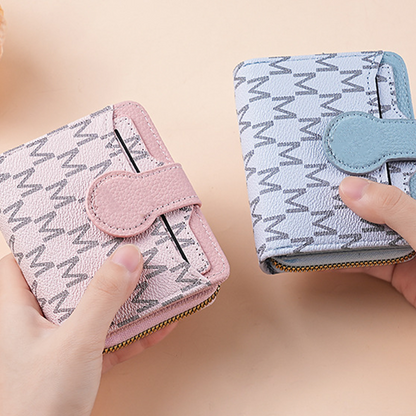 📢📢50% OFF !! ⏰Elegant Monogram Short Wallet for Women