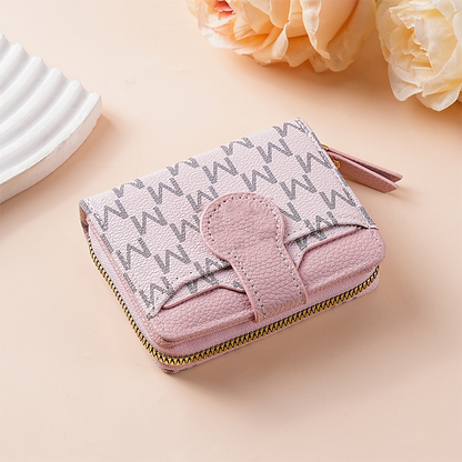 📢📢50% OFF !! ⏰Elegant Monogram Short Wallet for Women
